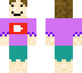 youtuber in purple sweater