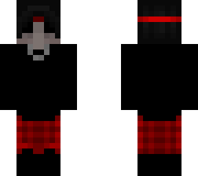 black and red