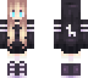 blonde llama girl