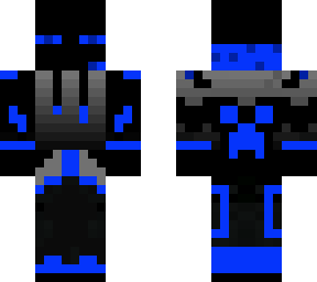 blue enderman in hoodie