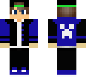 blue gamer boy