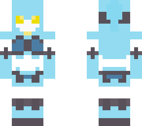 blue lovely robot