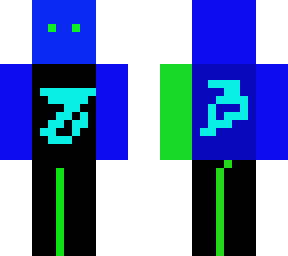blue man