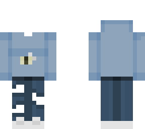blue sweater
