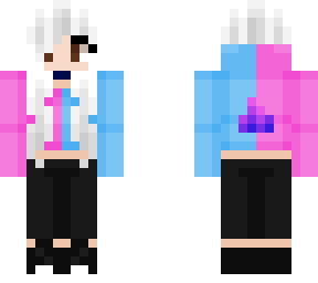 cute cotton candy cropped hoodie girl
