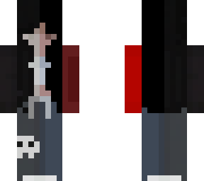 dark red aesthetic girl