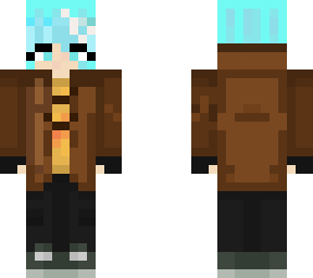 e-girl in a coat