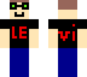fixed regular person wearing a levi t-shirt