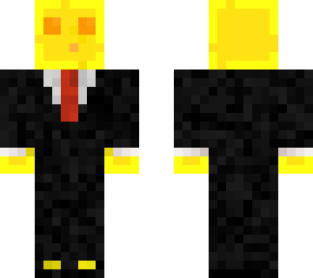 gold slime in a suit