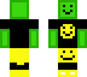 grren blol smiley