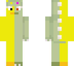 half duck half dino skin