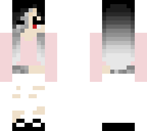 half skeleton girl