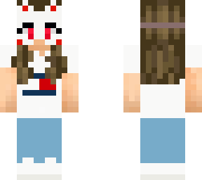 kitsune mask girl
