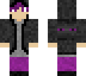 magenta enderman coat boy