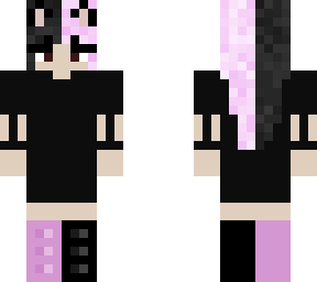 pink and black