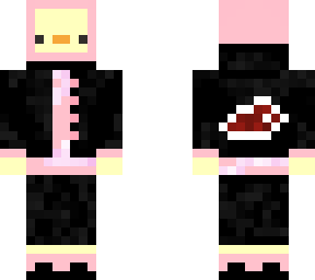 pink-black hoodie dukie