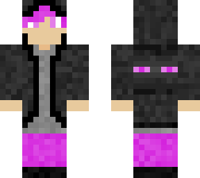 pink enderman coat boy