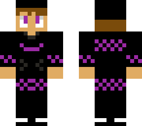 purple chilled boy