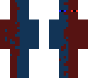red & blue