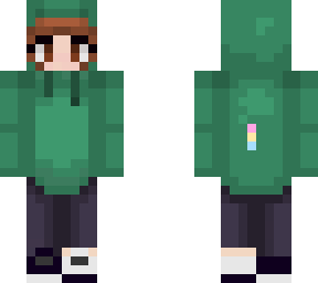 short hair frog hoodie with ranboo shoes