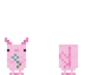 small aolotol holding flawer