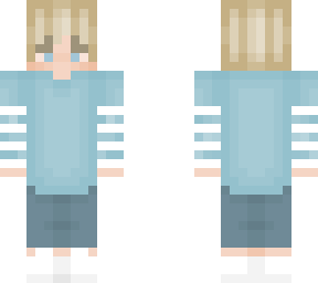// blue shirt //