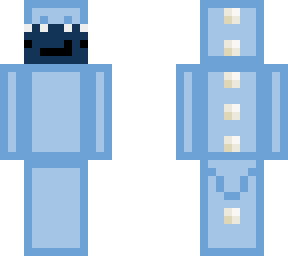 blue dino onesie