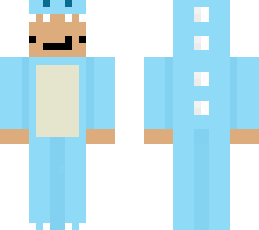 blue dinosaur onesie