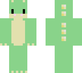 cute green dinosaur