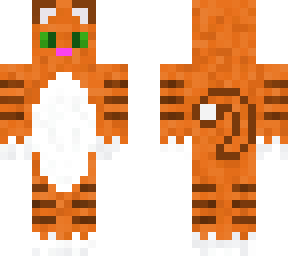 cute orange tabby skin