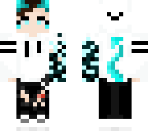 demon girl in hoodie mistake and hair edit