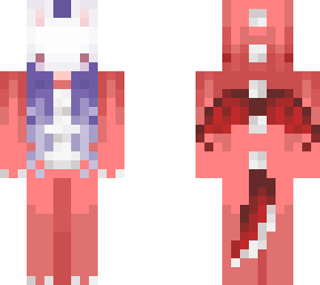 dino onesie purple hair girl