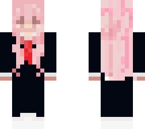 e-girl with a suit