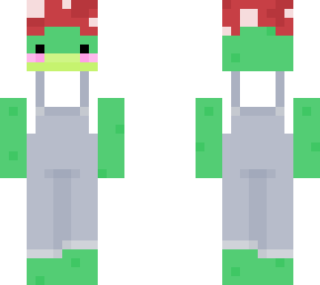 frog blue overalls
