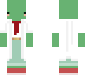 frog scientist (red tie)