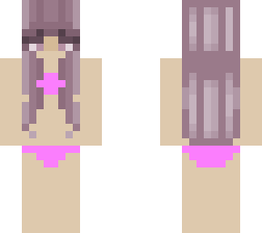 girl in  pink swimming outfit