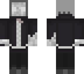 glitched glitchhead in a jacket