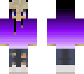 hadsome purple gradient boy