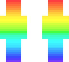 ombre rainbow skin