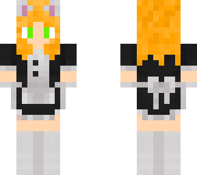 orange cat maid