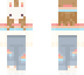 pan girl w bunny mask
