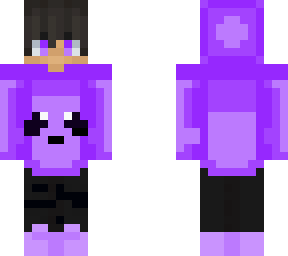 purple panda skin