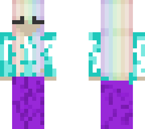 rainbow hair girl steve