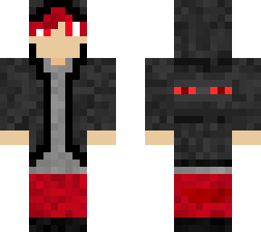 red enderman coat boy