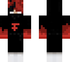 red flame arms boy with horns
