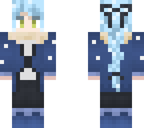 rimuru winter outfit with bow