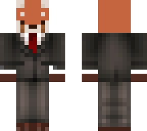 suit red panda