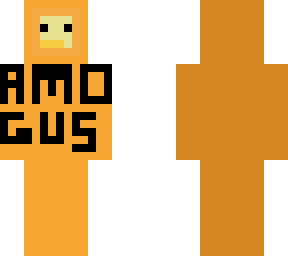 amogus orange duck