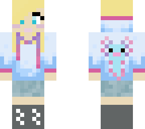 axlotl hoodie girl