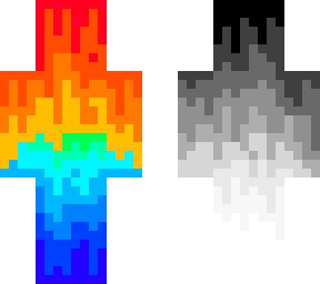 black and rainbow gradient